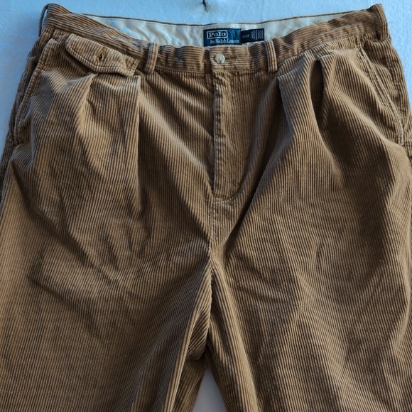 Polo Ralph Lauren Corduroy Pants Mens Size 40×30 Whitman Relaxed Fit - Picture 2 of 10
